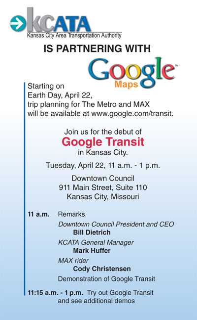 Google Transit Event